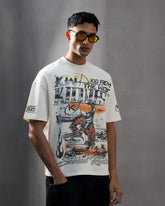 SUNSET RODEO T-SHIRT - VINTAGE WHITE KID FROM THE WEST